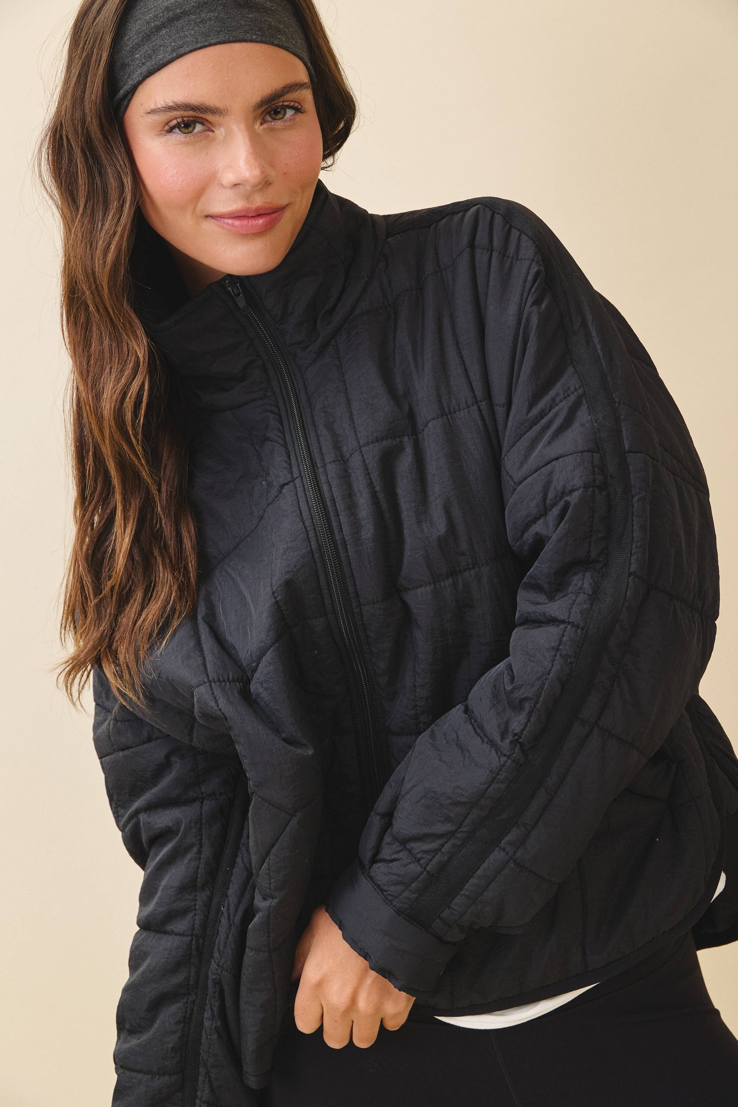 Lightweight Puffer Jacket | Black