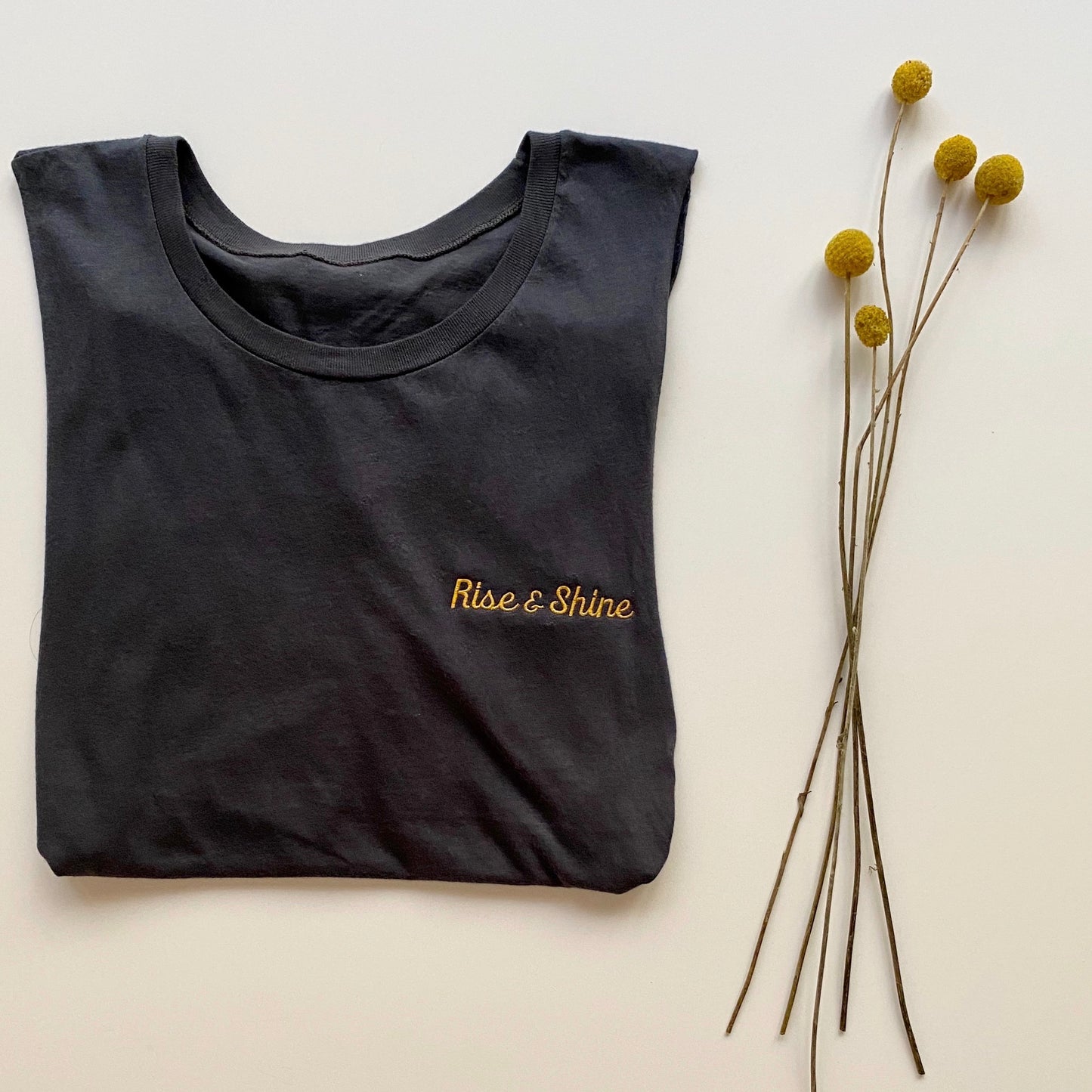 rise & shine | low arm muscle tank