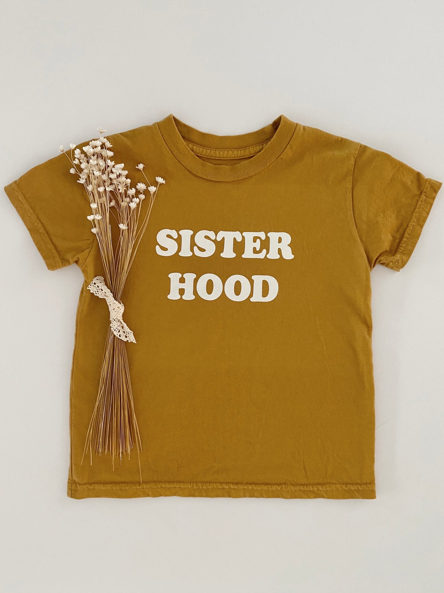 sisterhood tee | earthy mustard