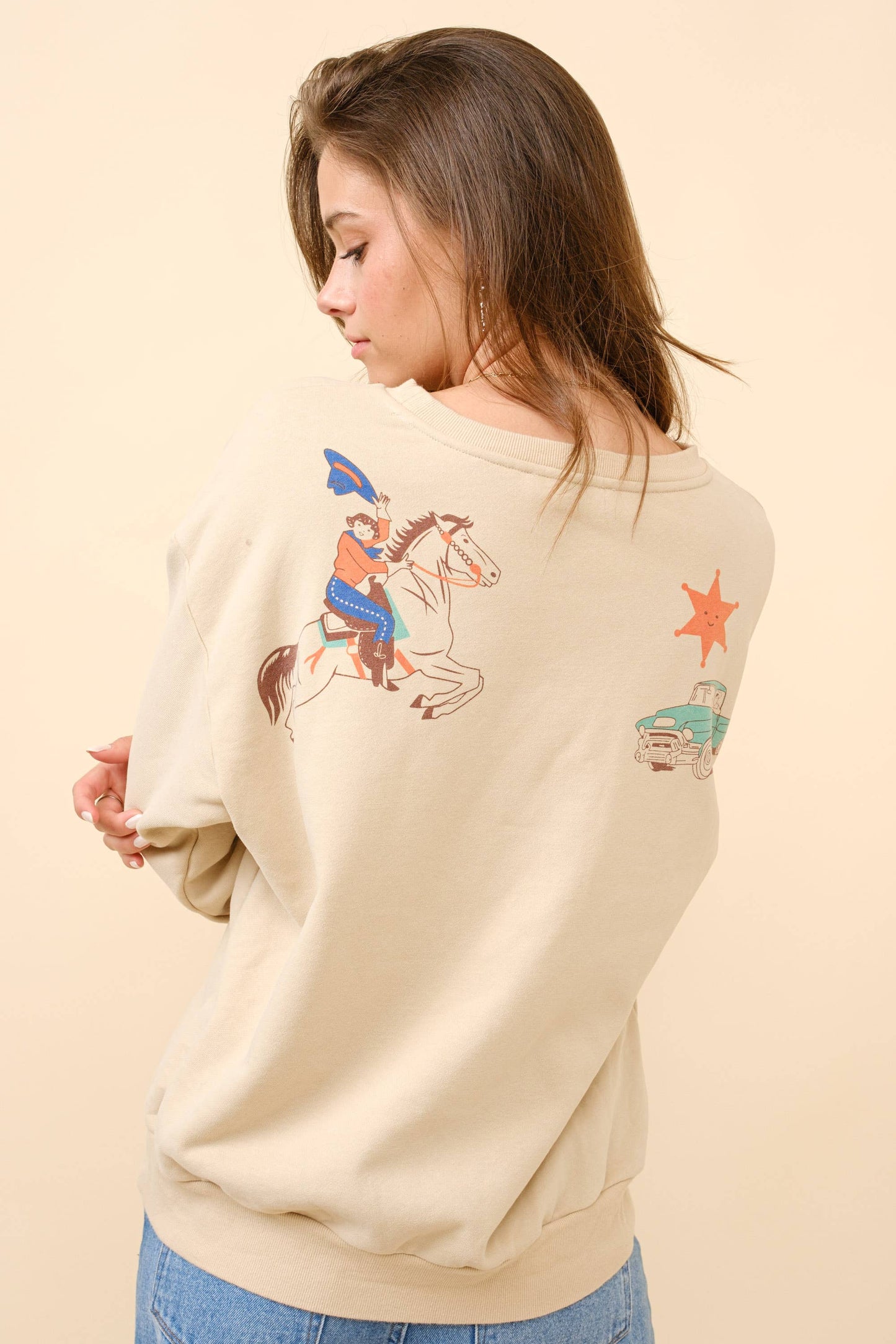 Western Graphic Howdy Sweatshirt