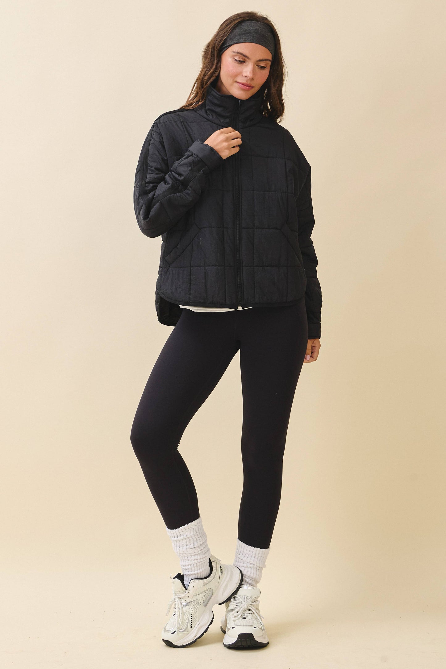 Lightweight Puffer Jacket | Black