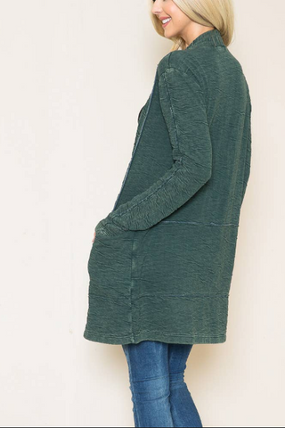 Knit Sleeve Fleece Jacket
