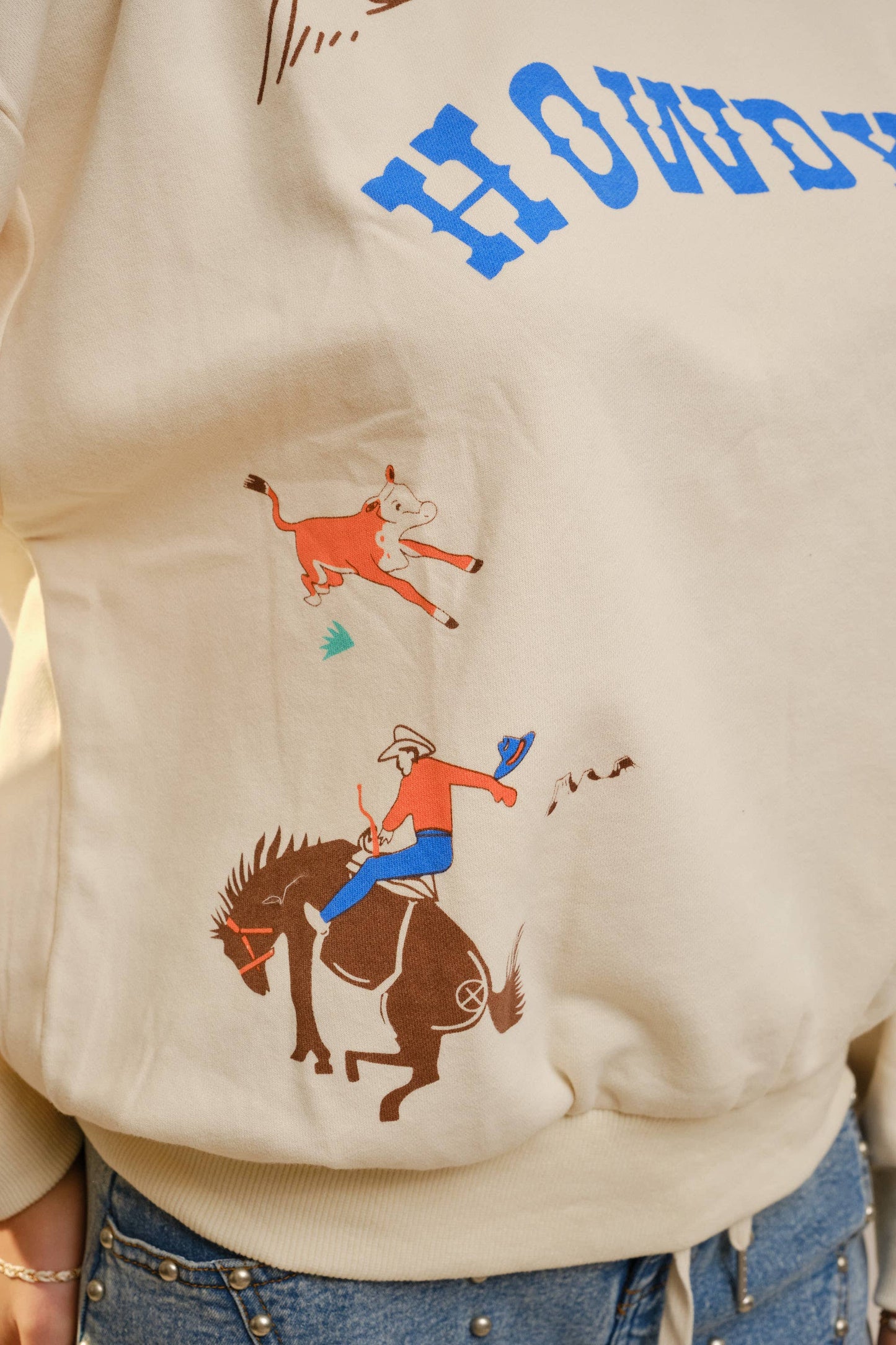 Western Graphic Howdy Sweatshirt