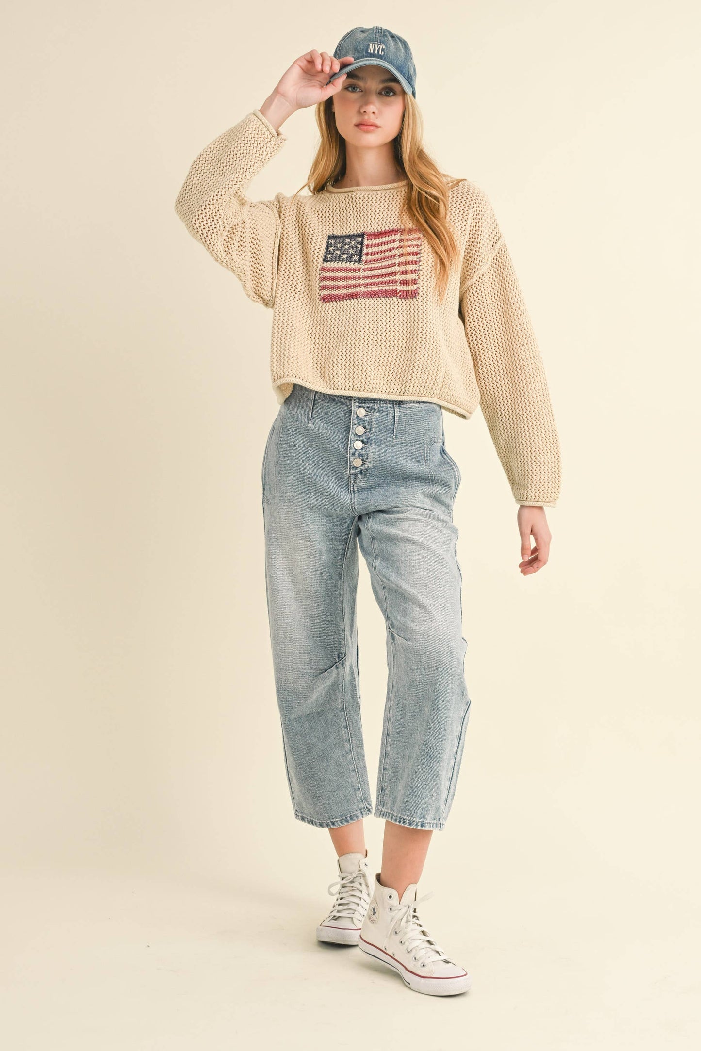 FLAG KNITTED SWEATER