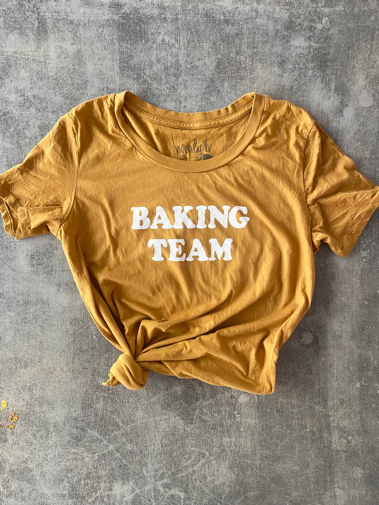 baking team | women's tee