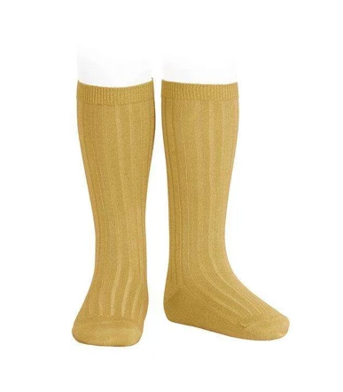 ribbed tights |  rust