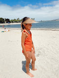 straw sun visor | children